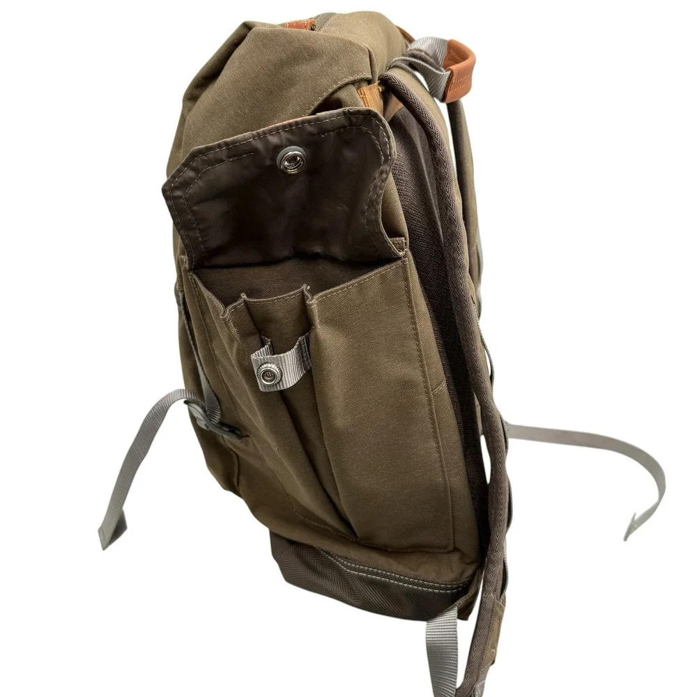 Eddie Bauer Bygone Lightweight Hiking Day   Backpack Olive Padded Back 18x12x6